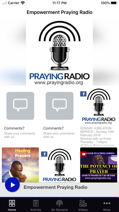 How to cancel & delete Empowerment Praying Radio from iphone & ipad 1