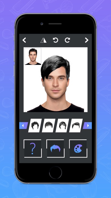 How to cancel & delete Mens Hairstyle Changer from iphone & ipad 1