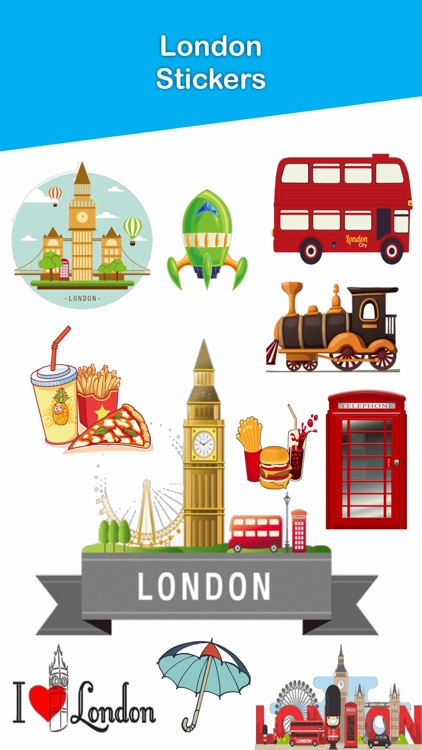 London Paris Stickers Pack