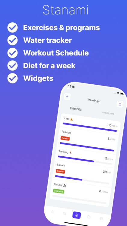 Stanami - training assistant