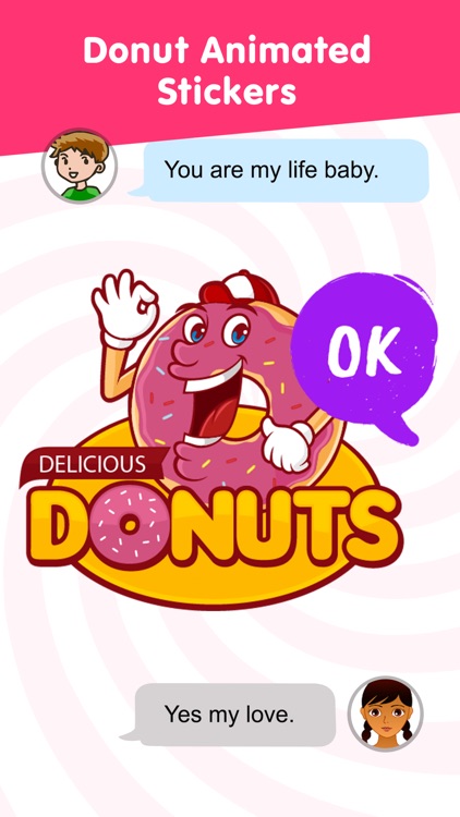 Animated Funny Donut Stickers screenshot-1
