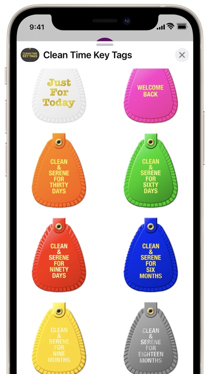 Clean Time Key Tags