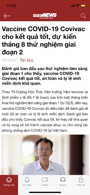 Đọc báo VTC News