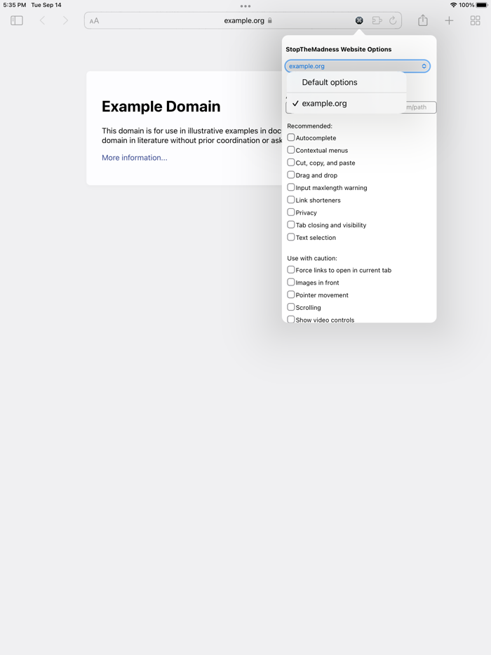 StopTheMadness Mobile