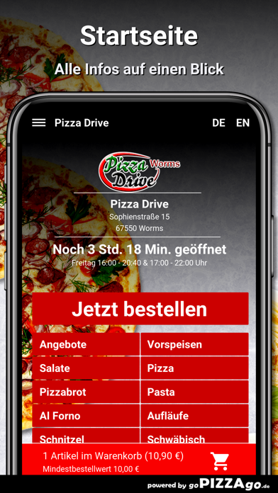 Pizza Drive Worms screenshot 4