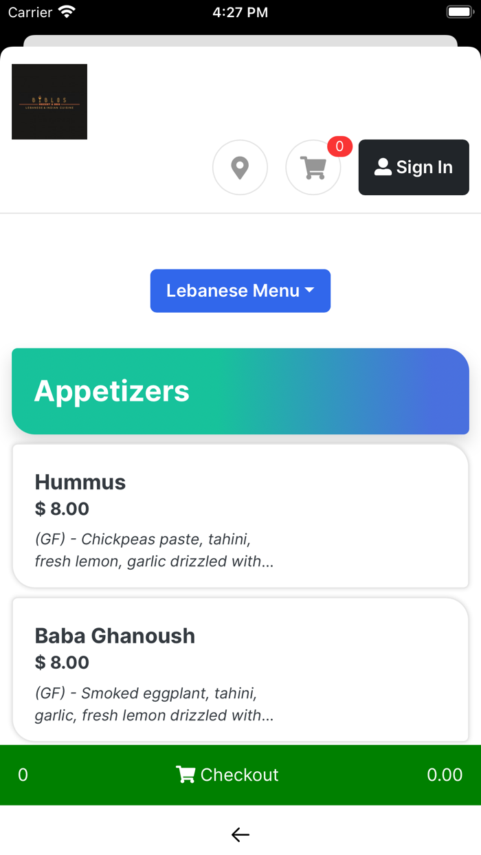 Byblos Lebanese Cuisine