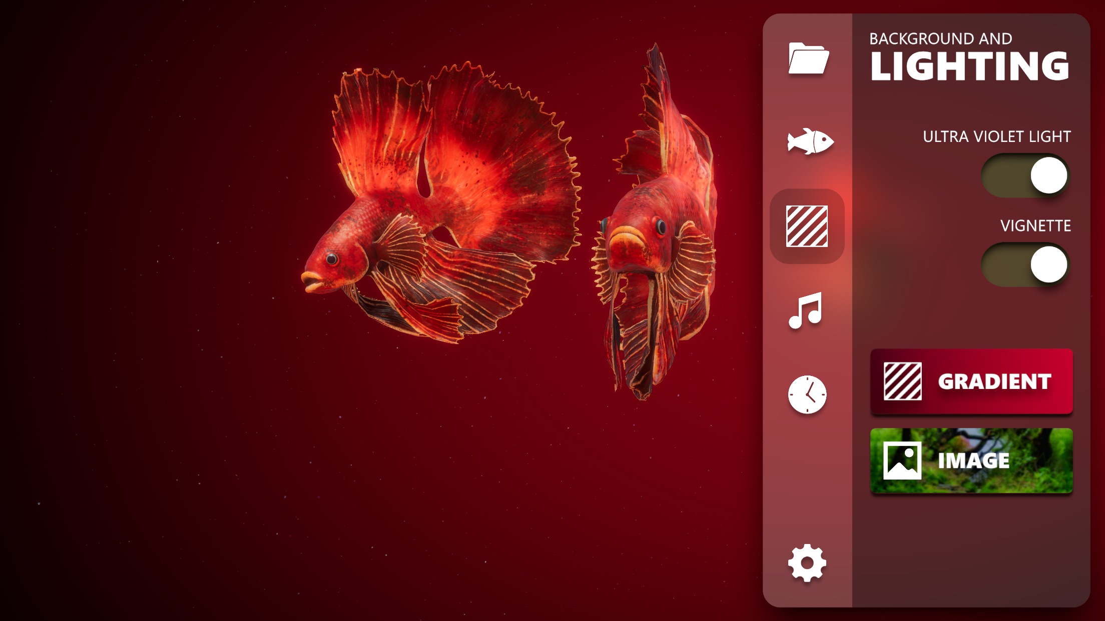 Screenshot do app Betta Fish - Virtual Aquarium