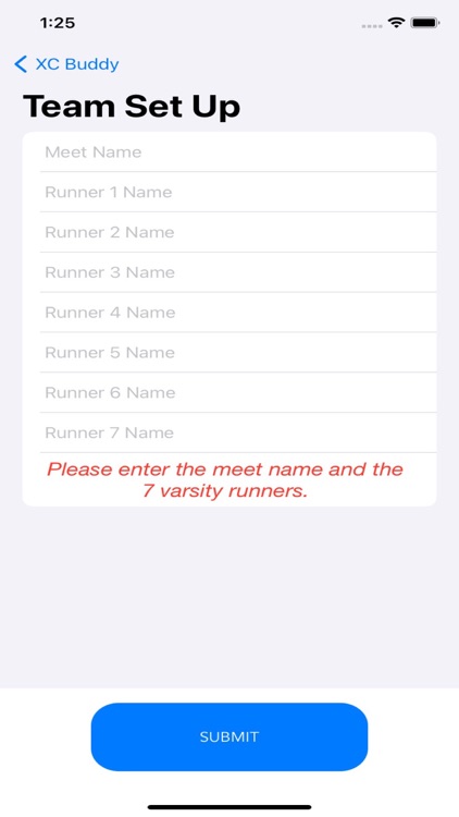 XC Buddy Meet Manager