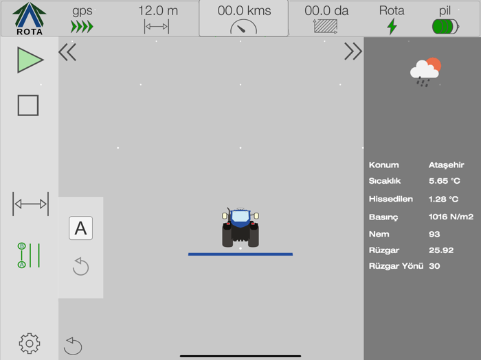 Rota Traktör Hizalama Sistemi