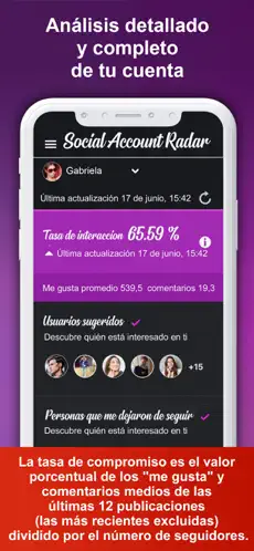Captura 3 Social Account Radar para IG iphone