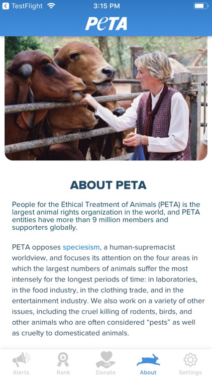 PETA: Saving Animals Made Easy by People for the Ethical Treatment of  Animals