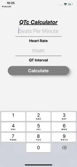Game screenshot QTc Calc apk