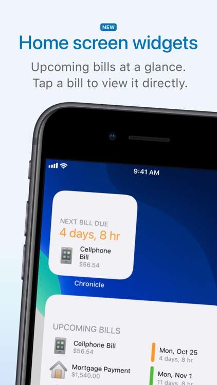 Chronicle - Bill Organizer
