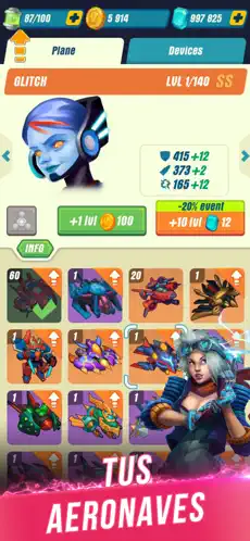 Skærmoptagelse 4 HAWK: Juegos de naves. Aviones iphone