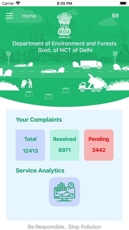 Green Delhi App