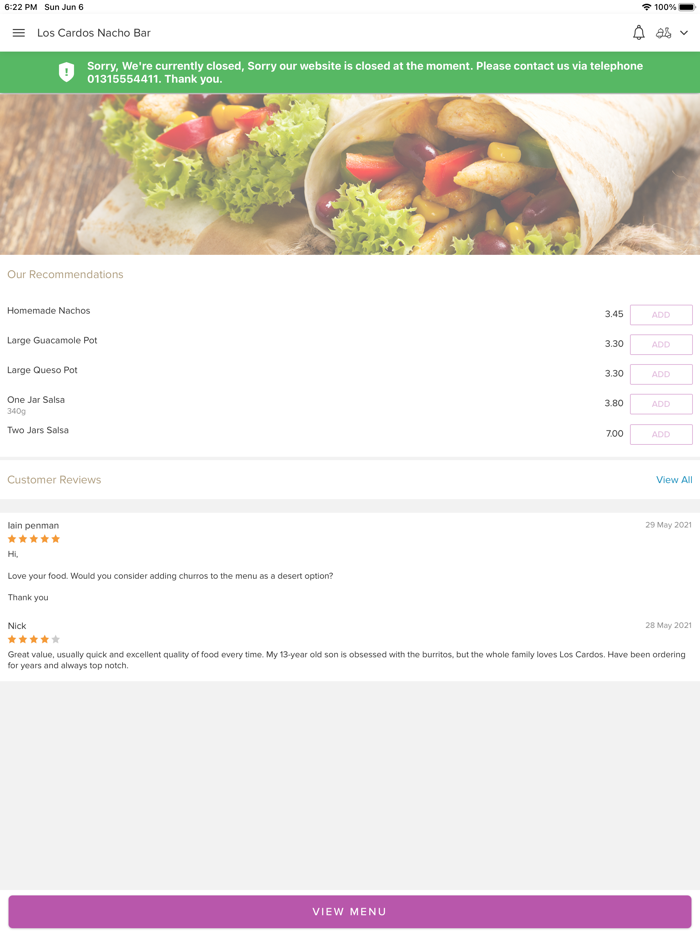 Los Cardos Nacho Bar.