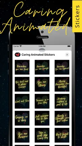 Game screenshot Caring Animated Stickers hack