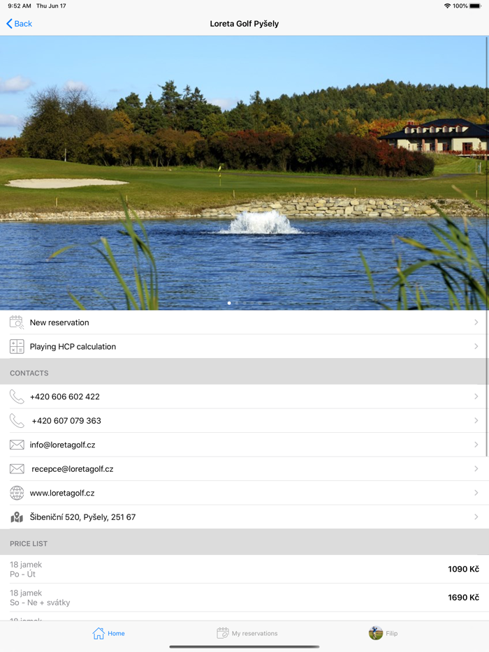 Loreta Golf Club Pyšely