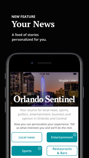 Orlando Sentinel снимок экрана 3