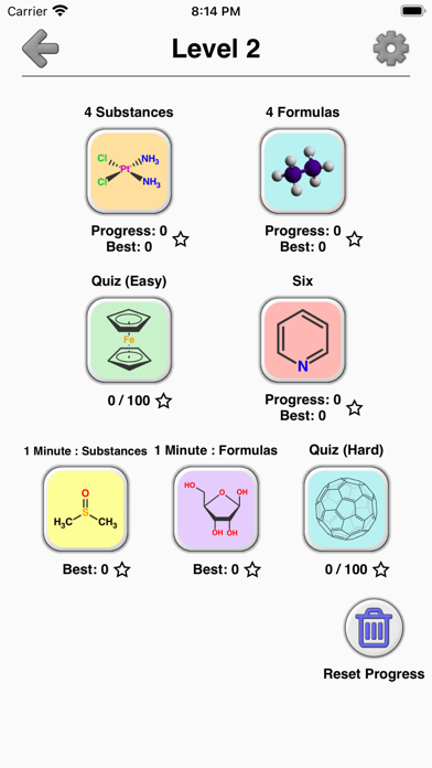 How to cancel & delete Chemical Substances: Chem-Quiz from iphone & ipad 3