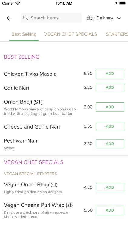 India Food 2 Go.