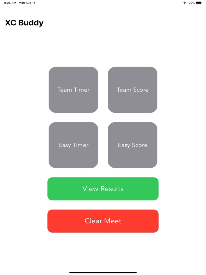 XC Buddy Meet Manager