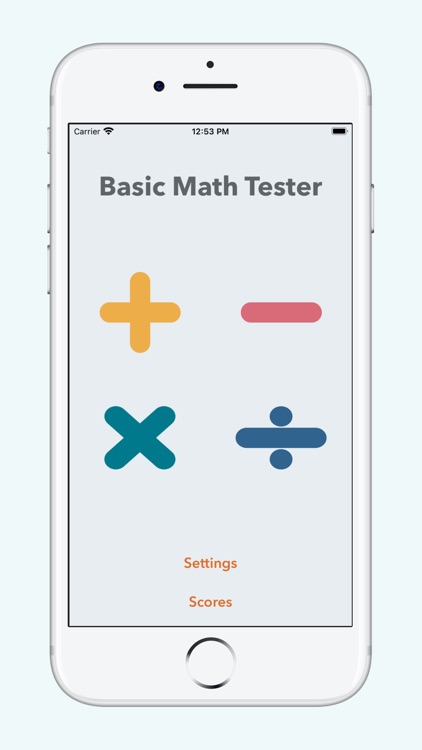 Basic Math Tester