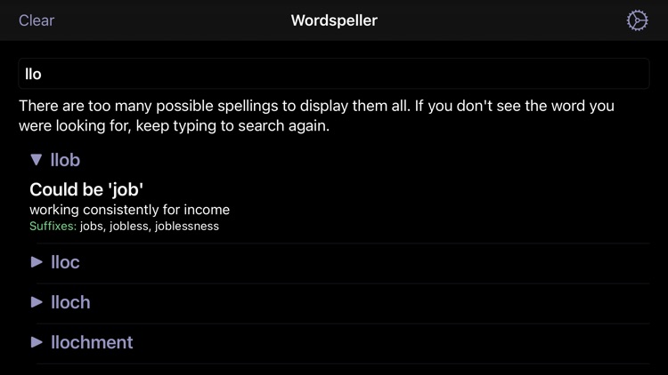 Wordspeller ESL Dictionary screenshot-3