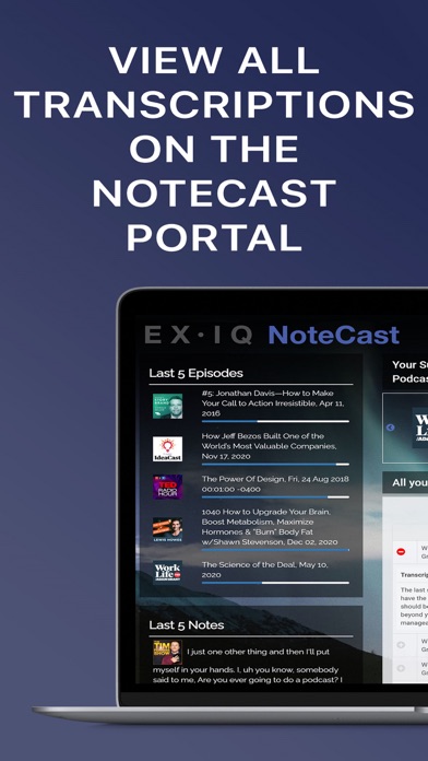 How to cancel & delete EX-IQ NoteCast from iphone & ipad 4