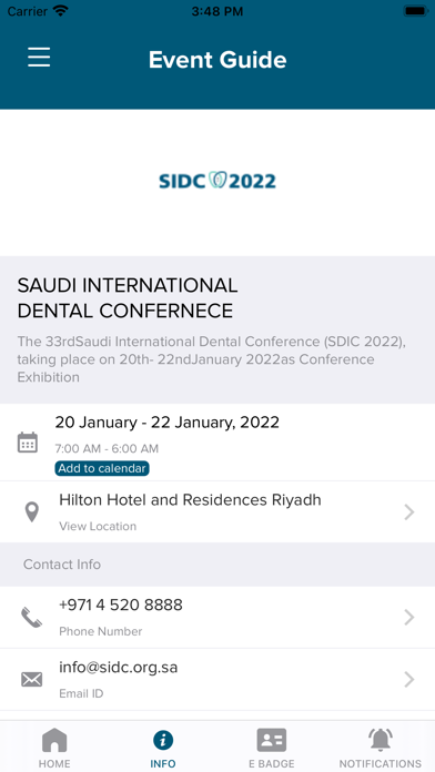 Saudi Int Dental Conference screenshot 4