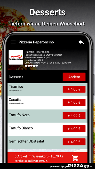 Pizzeria Peperoncino Darmstadt screenshot 6