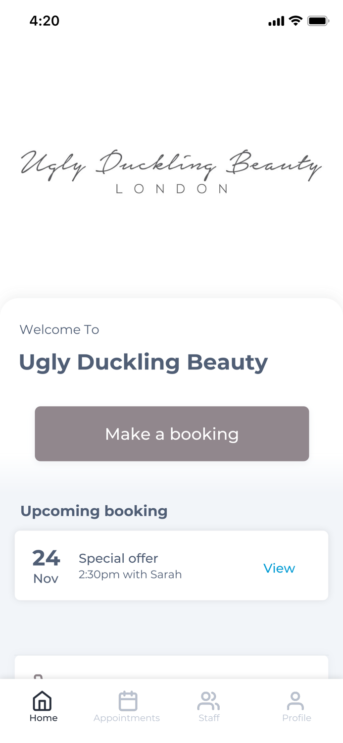 Ugly Duckling Beauty