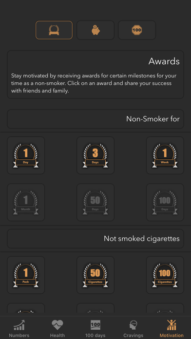 Stoppen met roken iPhone app afbeelding 6