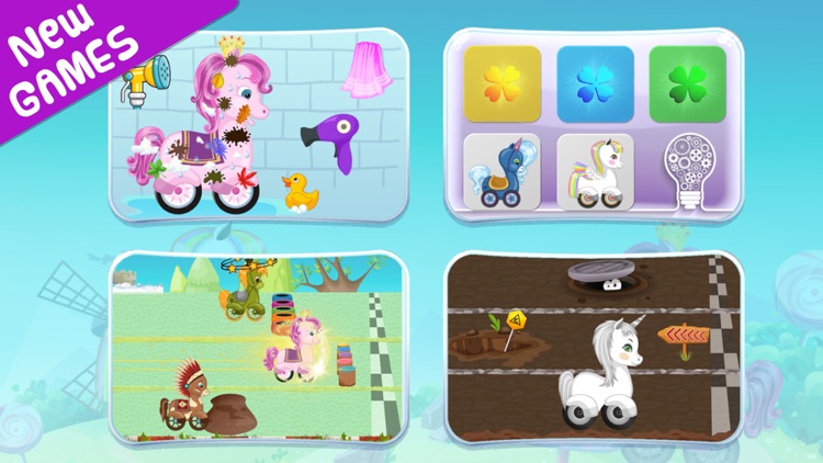 Pony game for girls. Kids game screenshot-0