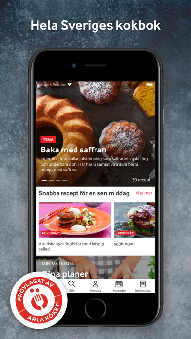 How to cancel & delete Arla Köket - Recept och mat from iphone & ipad 1