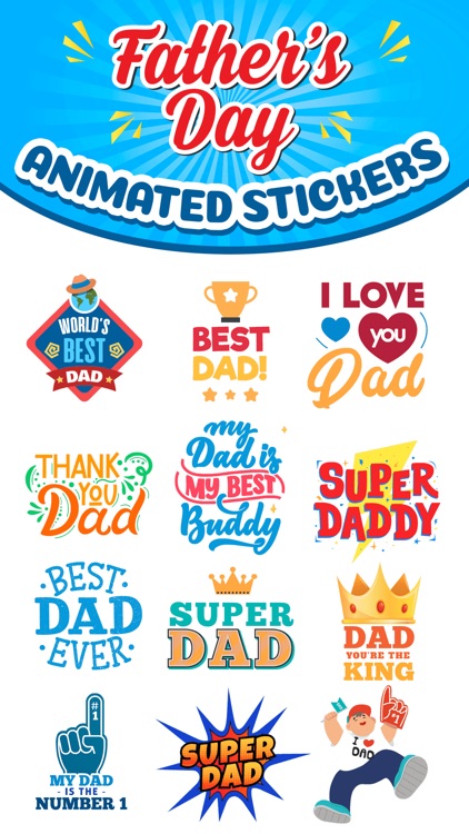 Father’s Day Animated Stickers