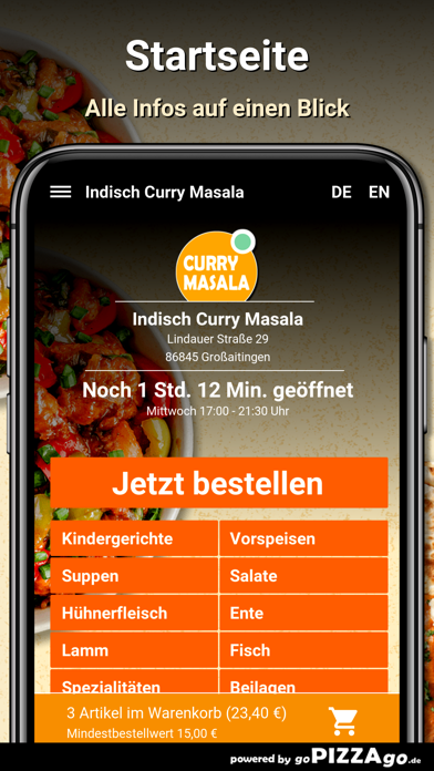Indisch Curry Masala Großaitin screenshot 2