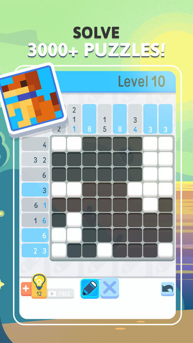 How to cancel & delete Logic Pic: Picross & Nonogram from iphone & ipad 1