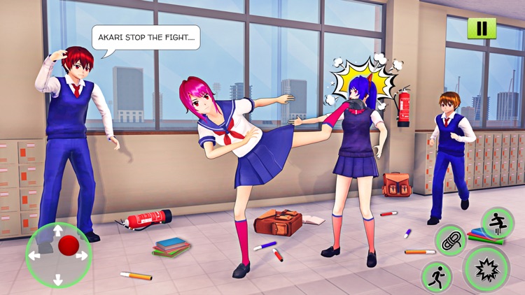 Anime School Girl Life Sim 3D screenshot-8