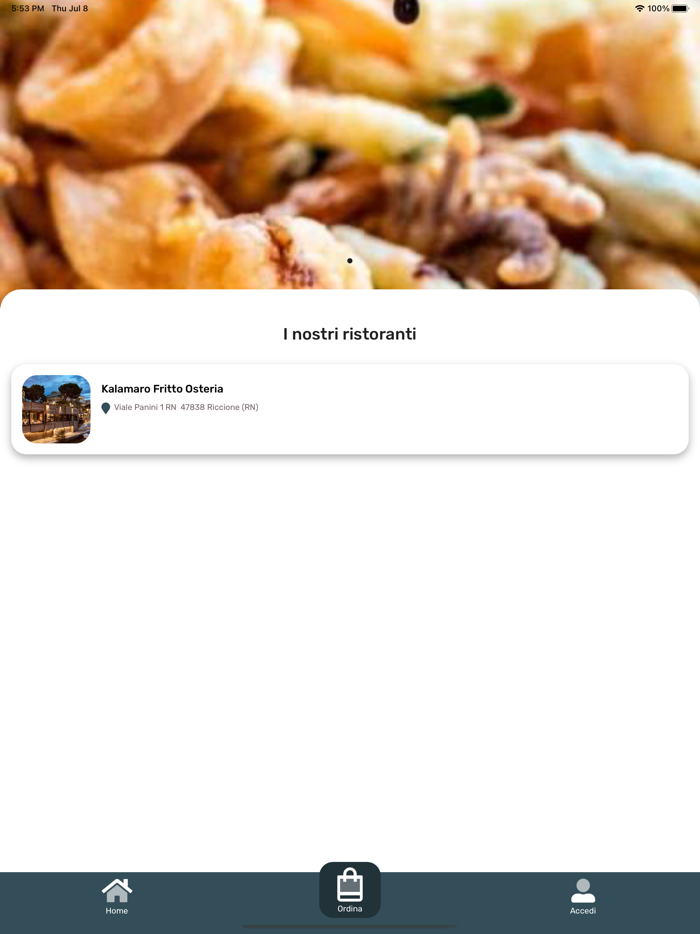 Kalamaro Fritto Osteria