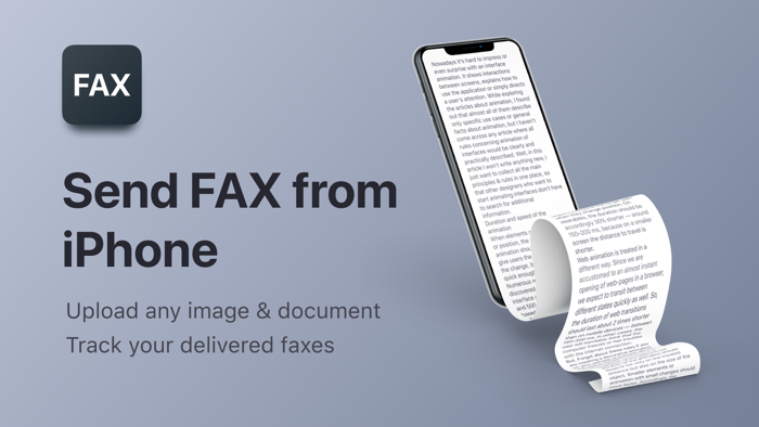 Fax for iPhone Send Faxing