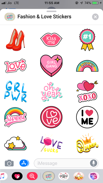 How to cancel & delete Fashion & Love Stickers from iphone & ipad 2