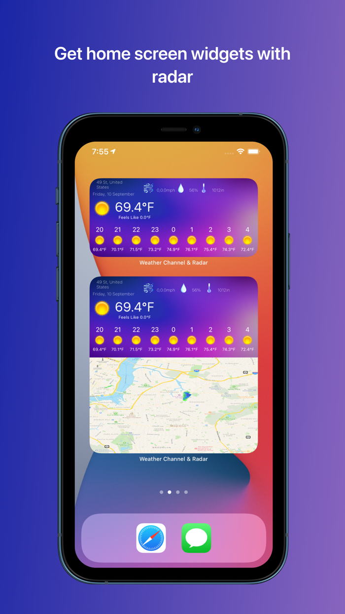 Accuweather Channel Radar app