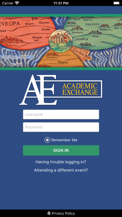 Academic Exchange Events screenshot 3