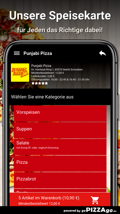 Punjabi-Pizza Markt Schwaben screenshot 4