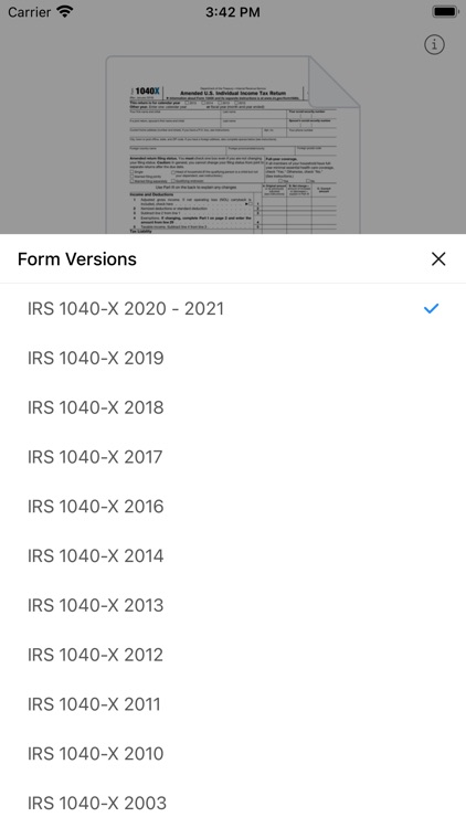 1040X Form