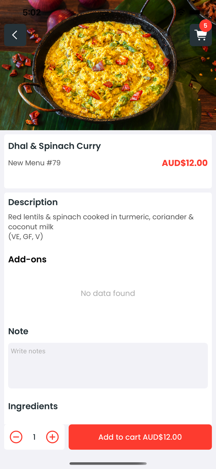 FoodMonkey Order app