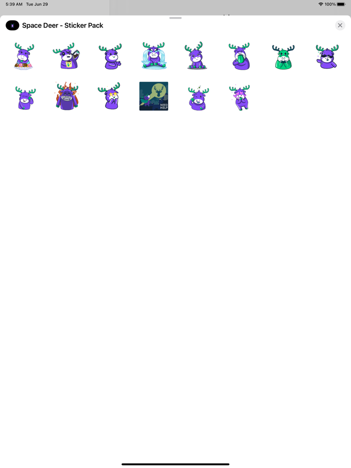 Space Deer - Sticker Pack