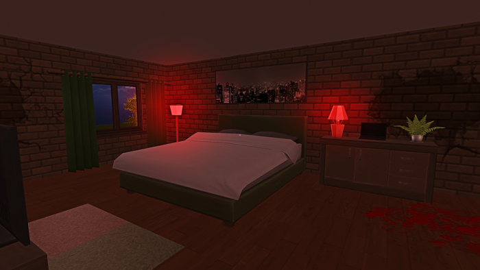 My Baby In Dark Yellow House