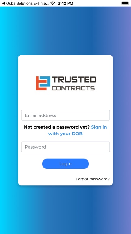 Trusted Contracts E-Timesheets